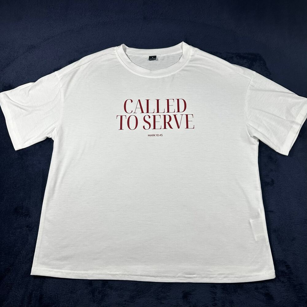 Called To Serve Women’s Oversized Tee SMALL